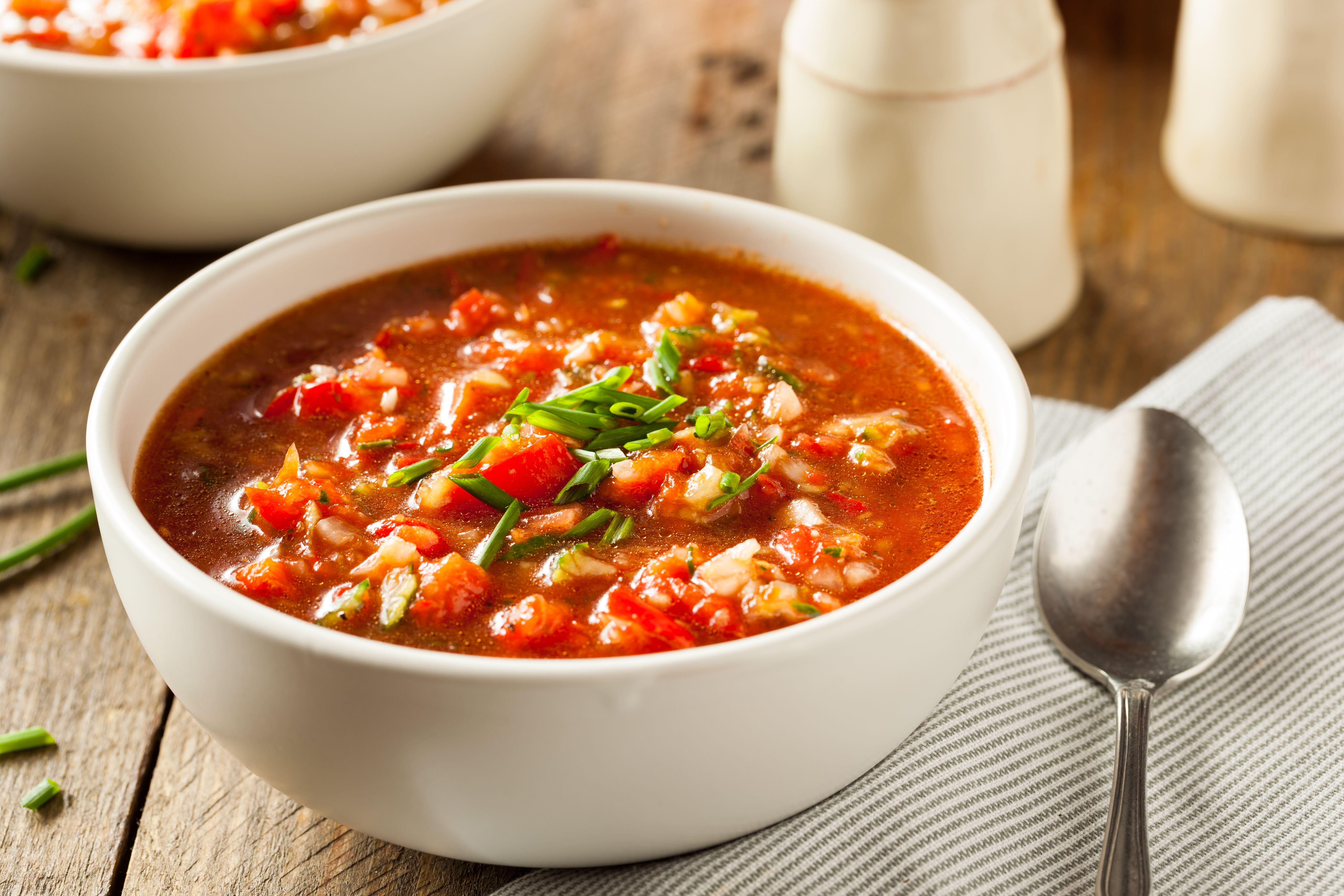 Spicy 7 Vegetable Gazpacho - F-Factor