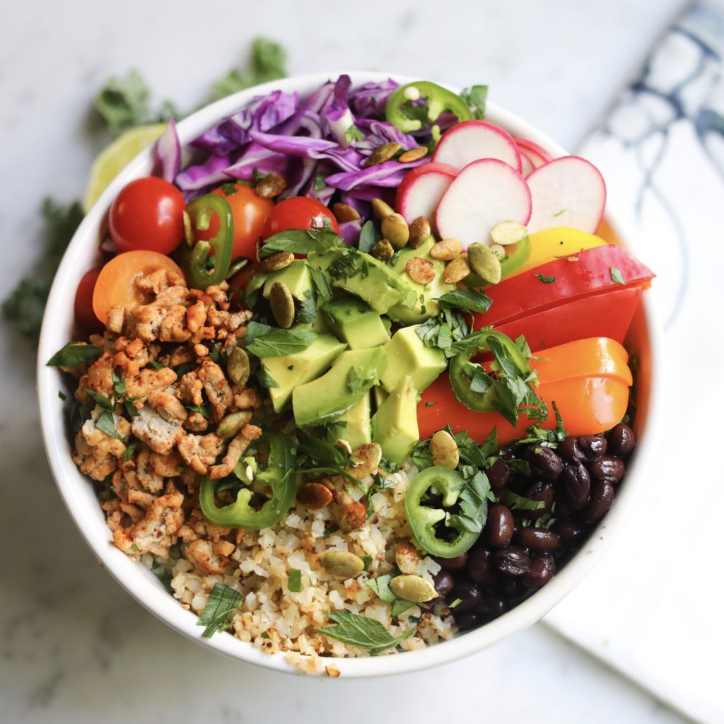Healthy Turkey Taco Bowls - F-Factor