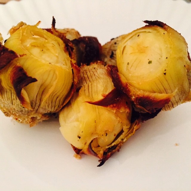 Oven “Fried” Baby Artichokes FFactor