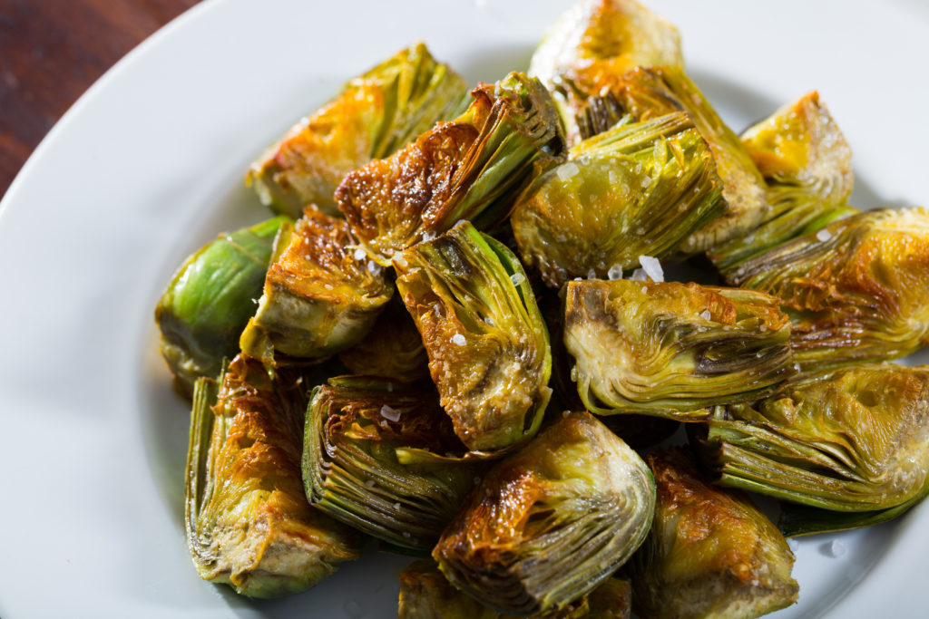 Oven “Fried” Baby Artichokes FFactor