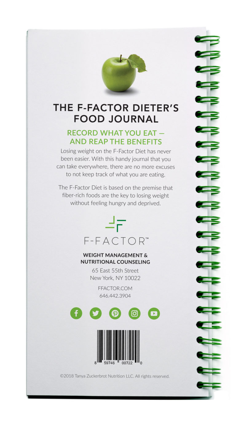 F-Factor Diet Book Back Cover