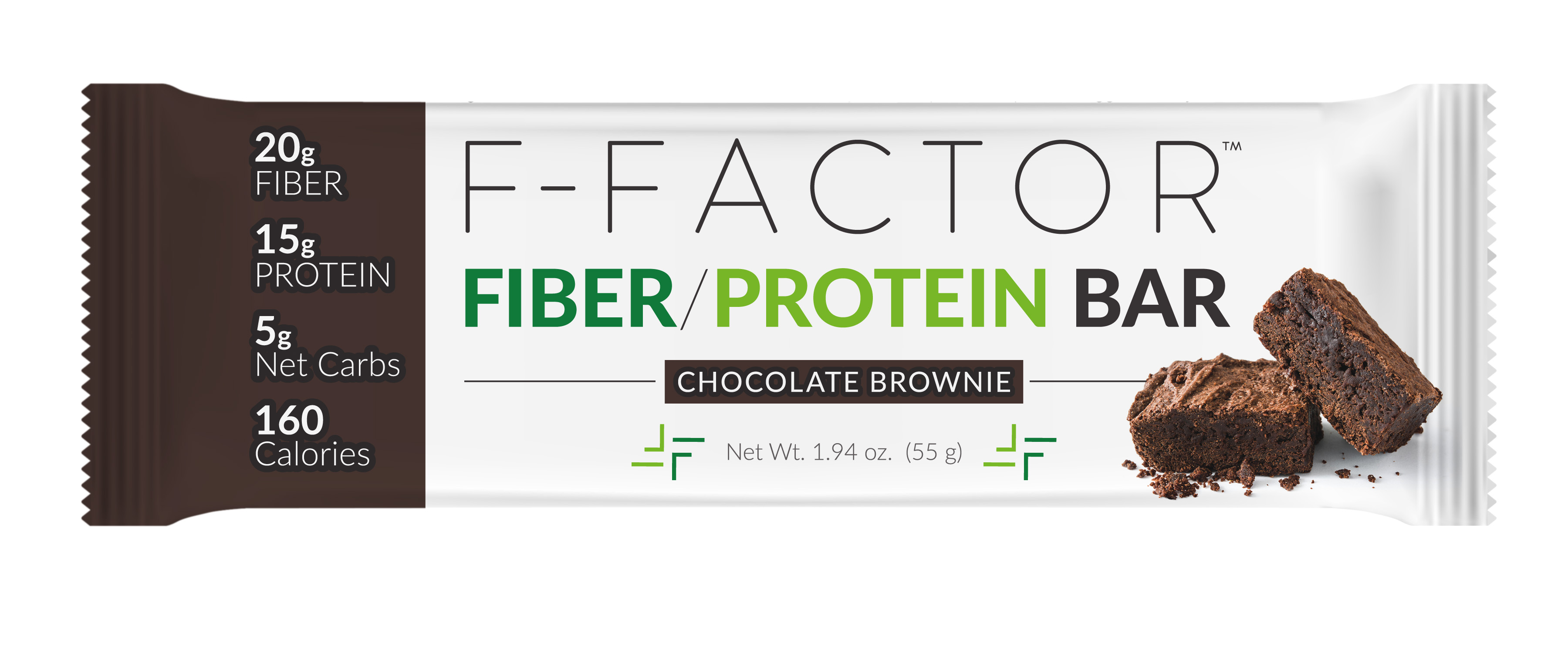 Chocolate Brownie Fiber/Protein Bar FFactor