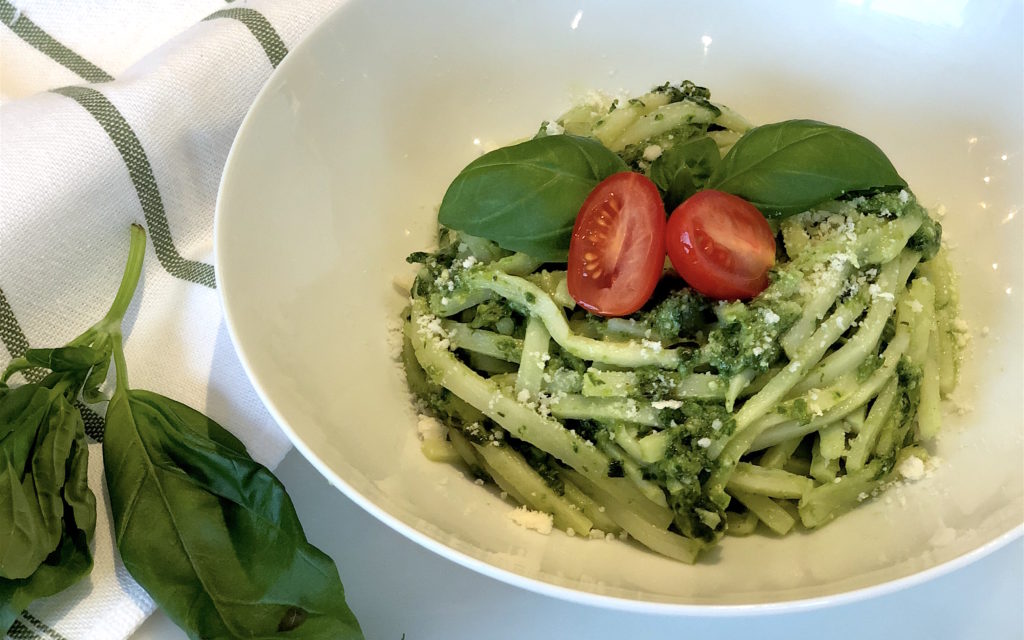 "Linguine" with Fresh Basil Pesto FFactor