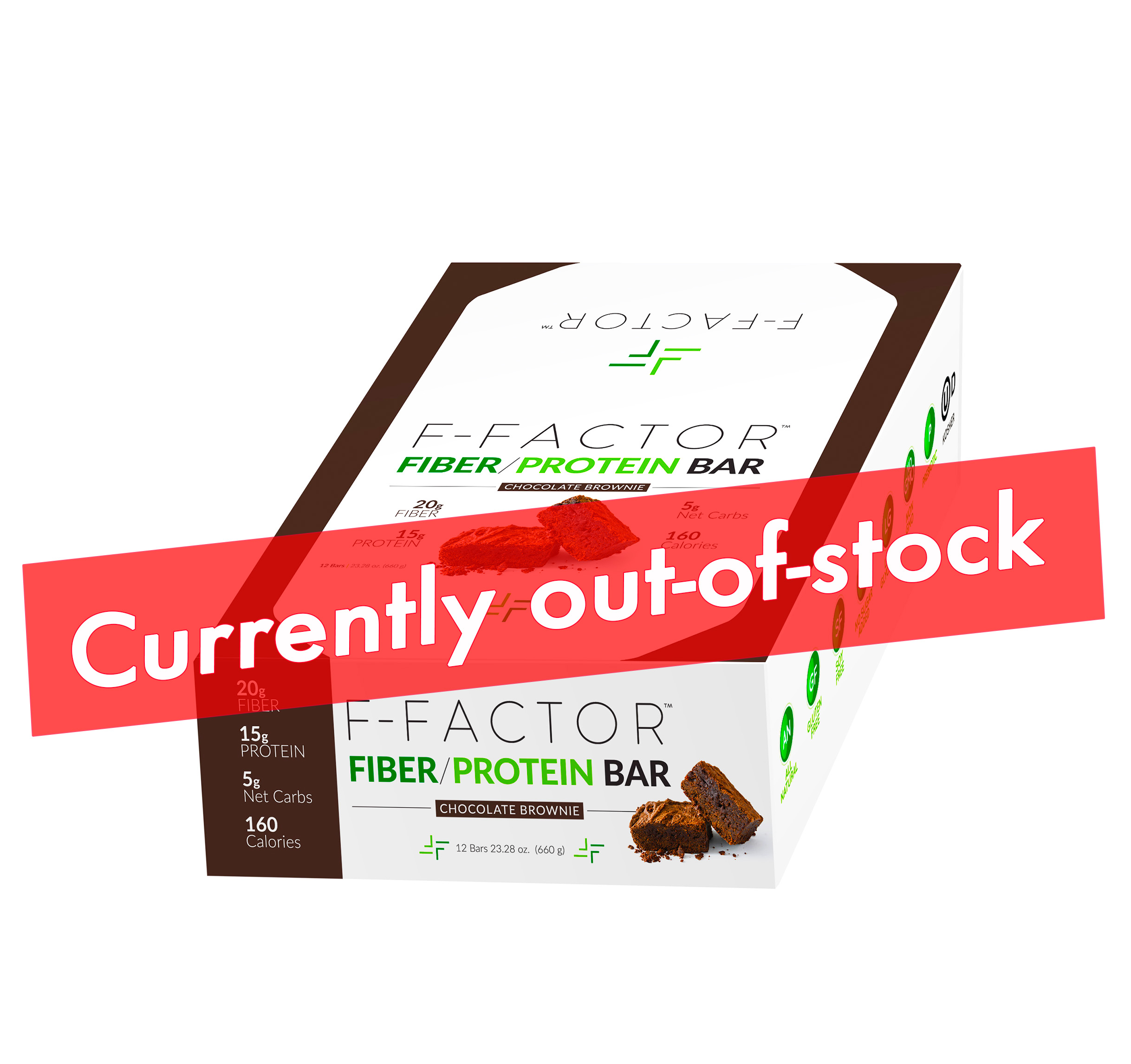 Chocolate Brownie Fiber/Protein Bar FFactor