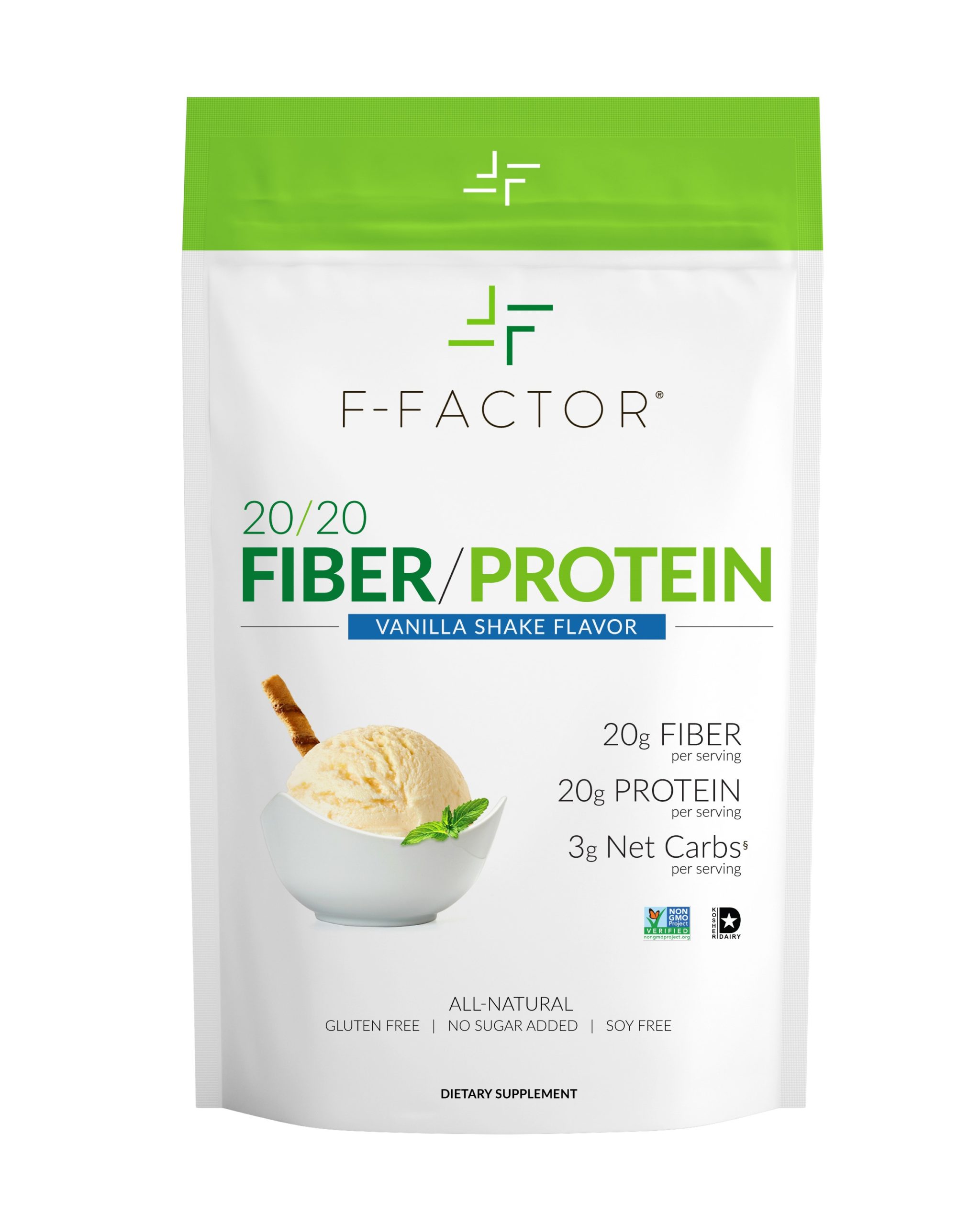 Protein Powder: Simply Vanilla, Gluten Free, 20g Protein