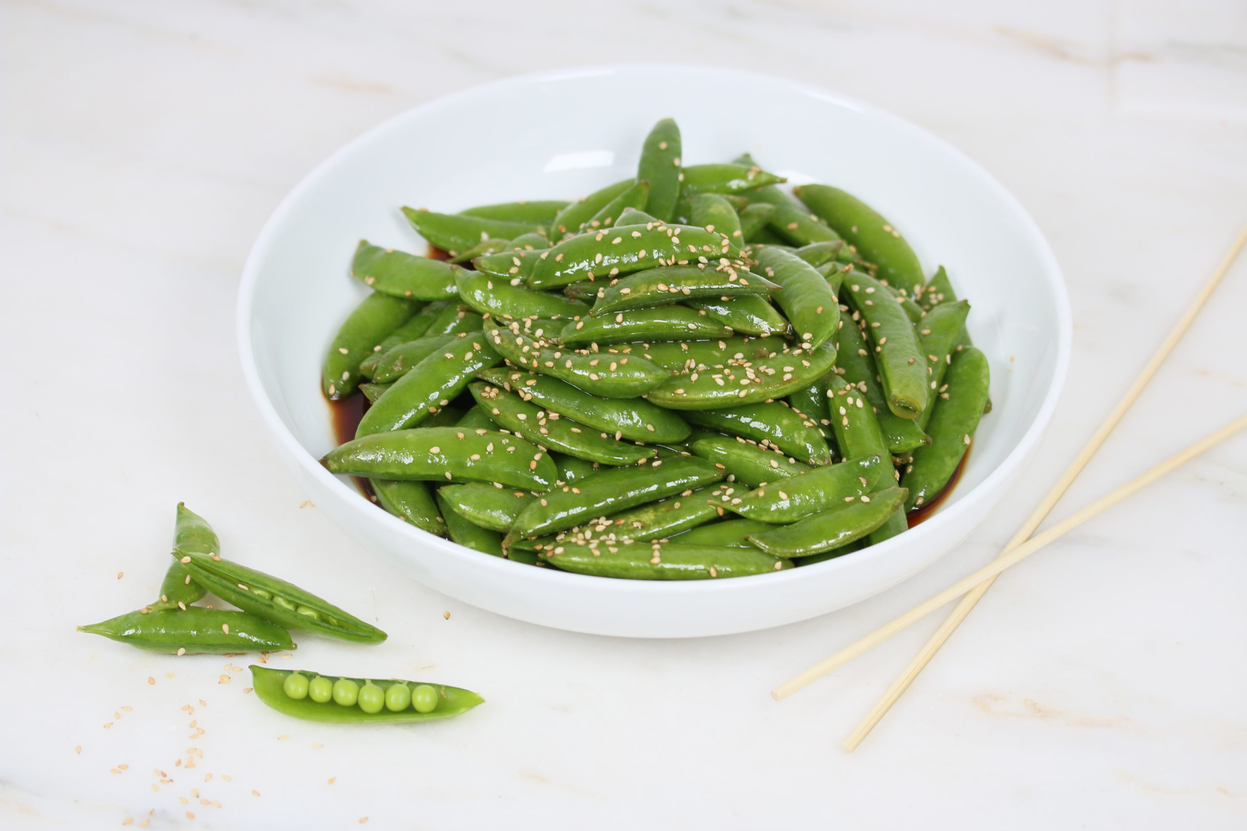 Snap Pea and Feta Salad — A Thought For Food