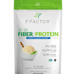 F Factor 20/20 Vanilla Protein Powder Front Label