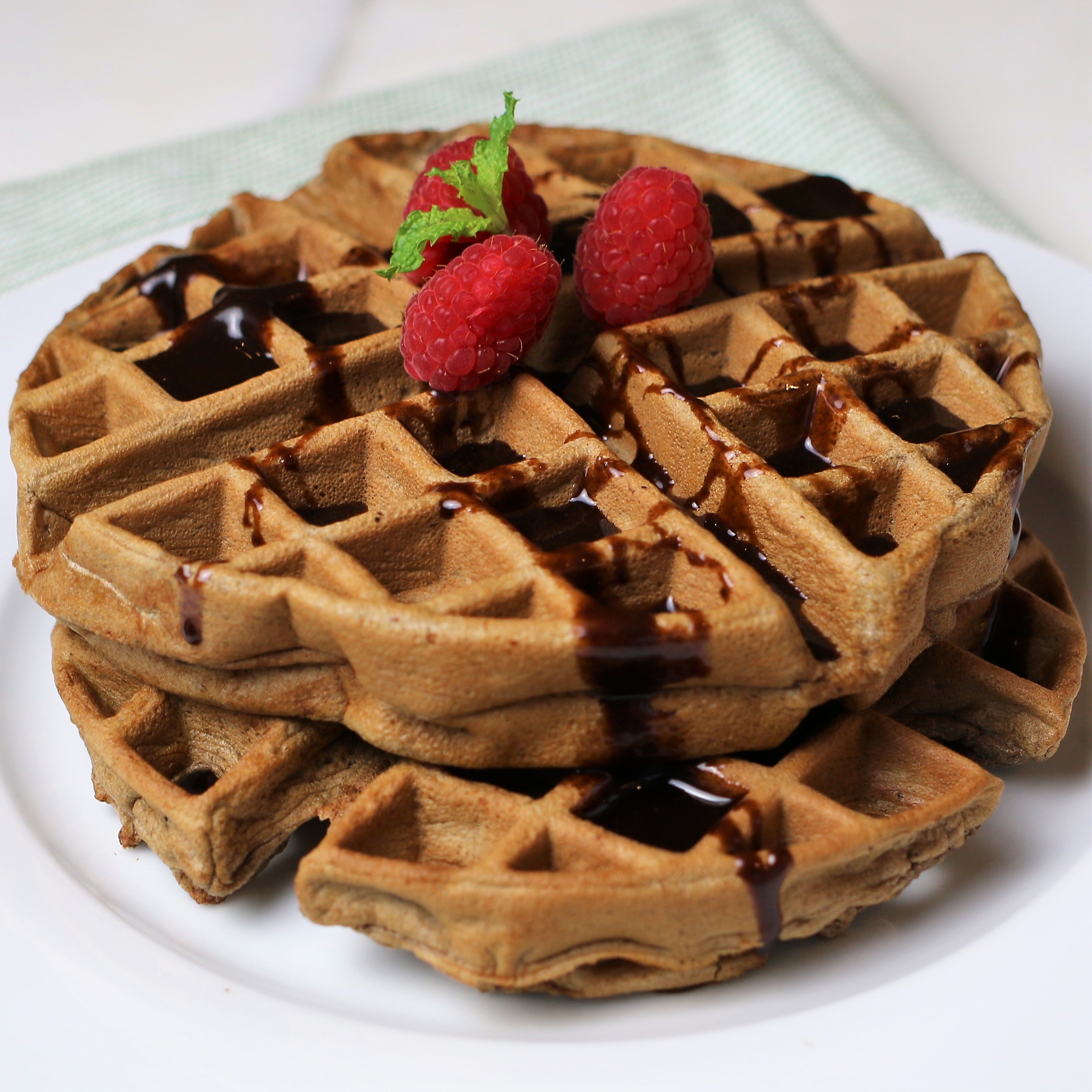 20/20 Belgian Chocolate Waffle - Recipe Photo Series - F-Factor