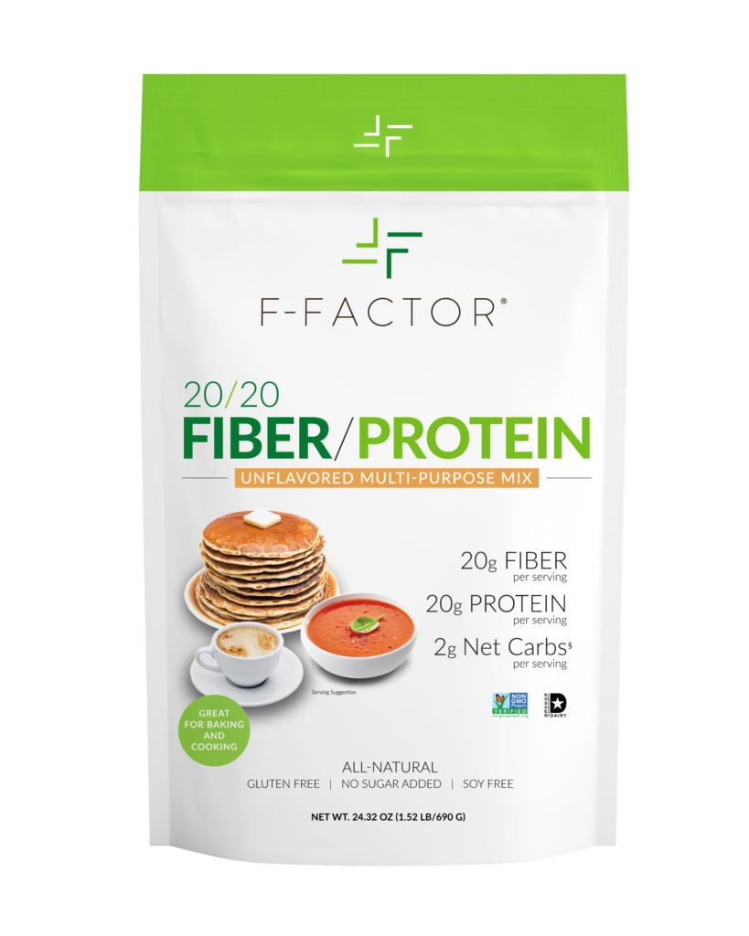 Introducing UNFLAVORED FFactor 20/20 Fiber/Protein Powder FFactor
