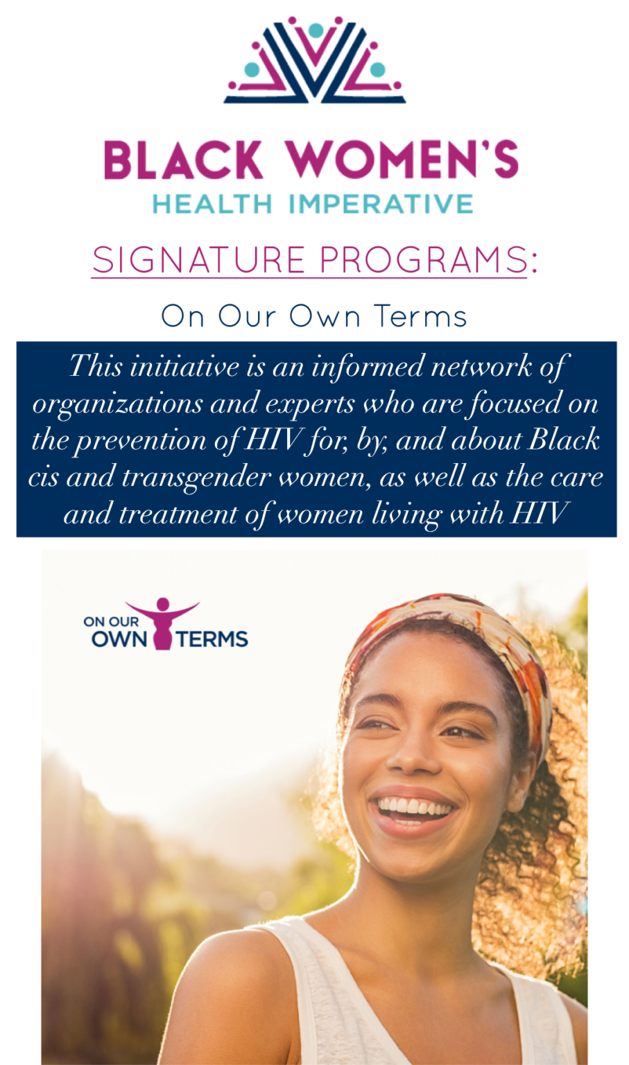 Get To Know The Black Women's Health Initiative FFactor