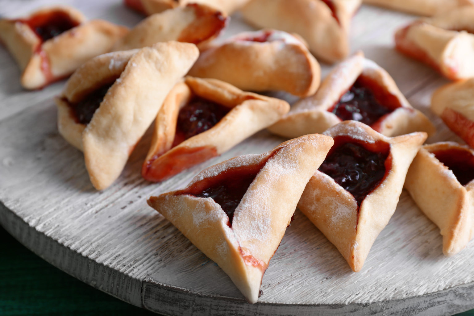 Homemade Hamentaschen with Raspberry Basil Seed Jam FFactor