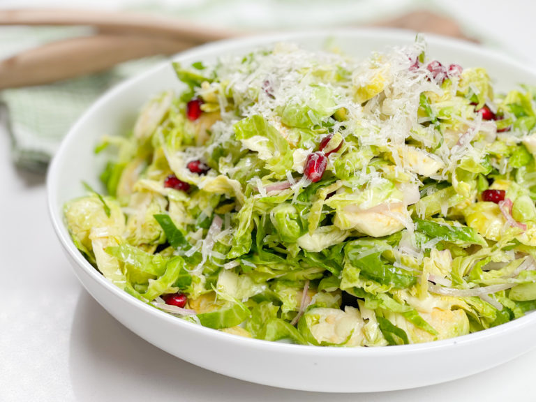 Shaved Brussel Sprouts Salad - F-Factor